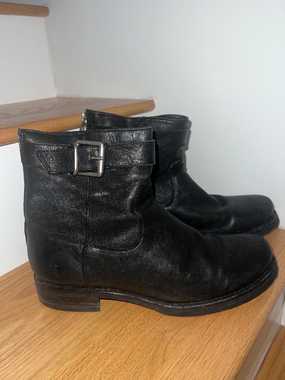 Frye Pippa Short Black Boots